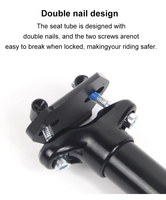 Kindshock KS EXA 900i - Tija de sillín hidráulica para bicicleta de montaña con control por cable y cableado interno