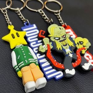 Personnalisé logo personnalisé imprimé pvc caoutchouc <span class=keywords><strong>anima</strong></span> mignon ours rose cochon dessin animé anime 3d porte-clés cochon porte-clés - Product Image 4
