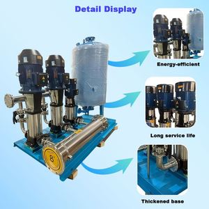 Bomba de Velocidad Variable, Bomba Centrífuga de Presión Constante, Bomba de Transferencia de Agua, Bomba de Refuerzo de Agua, Conjunto de Bombas de Agua Multietapa - Product Image 4