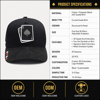Casquette de baseball en laine personnalisée, visière incurvée, réglable, en sergé et daim, unisexe, pour le sport, les activités de plein air et les voyages, vente en gros, OEM