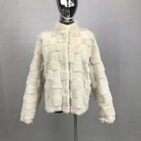 Mode dame vison et cisaillement Rex fourrure veste luxe femmes chaud véritable fourrure veste fourrure pull