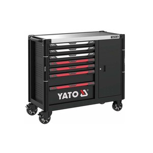 Yato 7 Drawer <b>Tool</b> Cart Steel Workshop <b>Storage</b> <b>Cabinet</b> For Auto Repair YT-09033 - Product Image 1