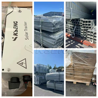 Système de suivi solaire à axe unique avec entraînement rotatif pour montage au sol – Kit complet de système de suivi solaire