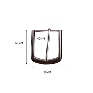 JIAXU 40mmハンドベルトバックルシンプルピンデザインメンズフォーマルスーツレザー熱転写プリントメッキ技術使用 - Product Image 5