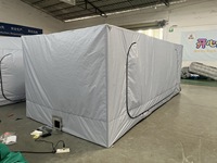 Housse de voiture gonflable coupe-vent et anti-poussière, cadre personnalisé, abri instantané portable, tente de garage