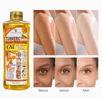 Aceite de Masaje de Extracto Vegetal Prensado en Frío SuperHoney con Cúrcuma, 100% Puro y Natural, Hidratante y Nutritivo para el Cuidado Diario de la Piel