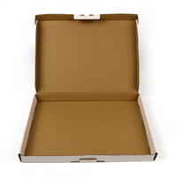 Caja de Cartón Corrugado Reciclable con Certificación FSC, Caja de Envío para Correo Aéreo, Caja de Compras de Papel con Corte Personalizado E-Flute