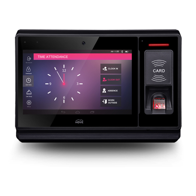 Customer Programmable Android Biometric Recognition Time Attendance System with WiFi 4G GPRS RFID Reader