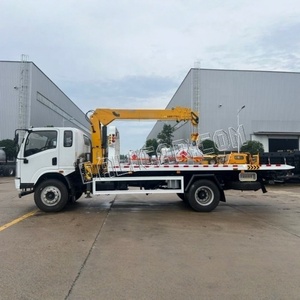 Camion grue <span class=keywords><strong>de</strong></span> dépannage Shacman 4X2 6 <span class=keywords><strong>tonnes</strong></span> avec grue à flèche droite et <span class=keywords><strong>barre</strong></span> <span class=keywords><strong>de</strong></span> <span class=keywords><strong>remorquage</strong></span> arrière - Product Image 4