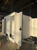 Nouvelle Conception 2026 : Remorque Alimentaire avec Cabine Acoustique Mobile Silencieuse et Fumeur Intégré en Acier Inoxydable, Personnalisable pour la Restauration