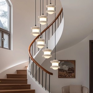 Creative Atmosphere Chandelier Round Multi Head Led Light For Dining Room Living Room Bedroom Home Decorative Lighting - Product Image 3