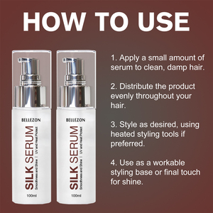 Il siero per la stampa di seta protegge i capelli dai danni causati dal calore riduce il siero per capelli - Product Image 6