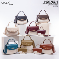 Sac à main vintage QAZA 2024 pour femme, grand sac bandoulière avec chaînes décoratives, sac messager à poignée supérieure, pas cher