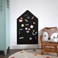 Tableau d'écriture magnétique scolaire autocollant de tableau noir autocollant mural de tableau noir pour chambres d'enfants