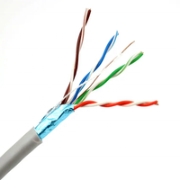 Kabel Ethernet Luar Ruangan CAT5E FTP Double Shielded 305M 1000ft Harga Bagus dengan Sertifikasi FCC Sampel