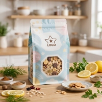 Sacs d'emballage personnalisés en plastique Mylar de 15 kg pour aliments pour chiens et chats, sachets souples à fond plat pour aliments pour animaux de compagnie