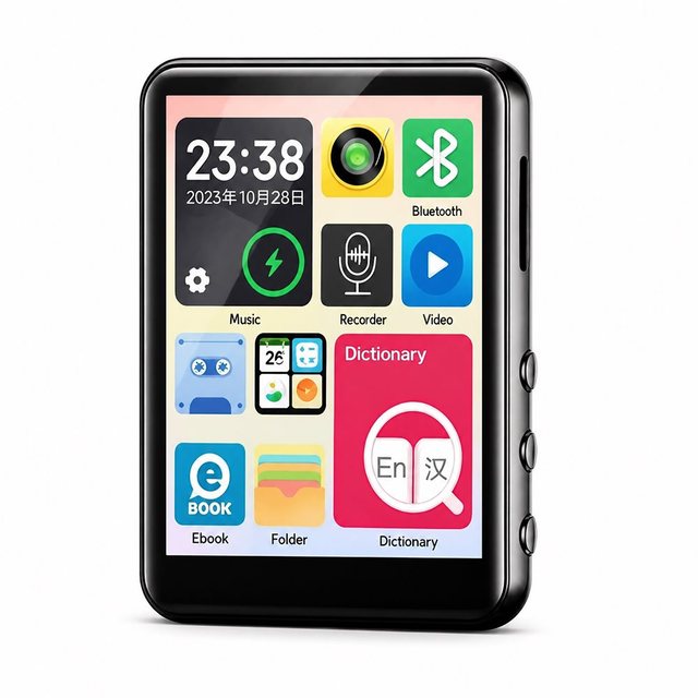 OEM/ODM MP3 Player for for FLAC/WAV/APE Lossless Audio USB Type-C 2"-4" Screen >20 Hours Battery Life Full Touch Screen