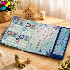 <span class=keywords><strong>Livre</strong></span> sonore interactif pour enfants, personnalisable OEM, avec fonction <span class=keywords><strong>audio</strong></span> parlante et boutons musicaux - Product Image 1