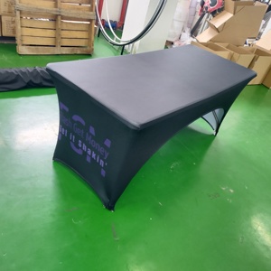 Logo Tùy Chỉnh 6 'Khăn Trải Bàn Được Trang Bị Spandex Kéo Dài Khăn Trải Bàn - Product Image 5