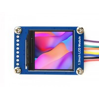 Waveshare 1,3-Zoll-LCD-Anzeigemodul, IPS-Bildschirm, 240 x 240 HD-Auflösung, SPI-Schnittstelle, 65K, farbenfroh, kompatibel mit Raspberry Pi/STM32