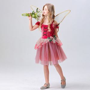 Vestido <span class=keywords><strong>de</strong></span> princesa <span class=keywords><strong>de</strong></span> malla <span class=keywords><strong>de</strong></span> hadas <span class=keywords><strong>de</strong></span> flores <span class=keywords><strong>de</strong></span> 120-150cm para niños, <span class=keywords><strong>disfraz</strong></span> <span class=keywords><strong>de</strong></span> juego <span class=keywords><strong>de</strong></span> actuación <span class=keywords><strong>de</strong></span> elfo - Product Image 4