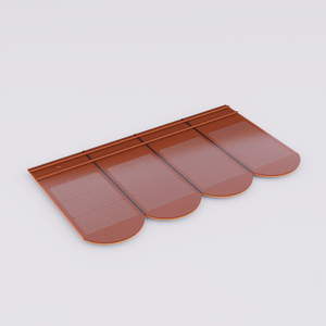 Système d'énergie solaire en tuiles photovoltaïques (BIPV) pour toitures, verres solaires profilés fabriqués professionnellement, vente en gros - Product Image 1