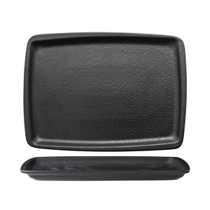 Black Matt Rectangular Serving <b>Platter</b> 31 × 23 cm Gural - Product Image 1