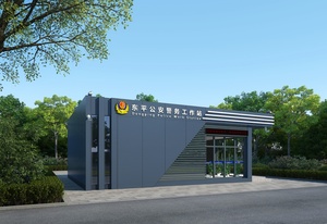 Postazione portatile <span class=keywords><strong>il</strong></span> best-seller all'aperto cabina di sicurezza cabina di sicurezza prefabbricata stazione di pedaggio strumento cabina di sicurezza - Product Image 3