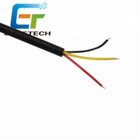 Sensor Tahan Air Tipe D Baja Tahan Karat Modul Sensor Probe Suhu DS18B20 DS1820 18B20 3M