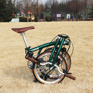 จักรยานพับได้ขนาด 16 นิ้ว 9 สปีด รุ่น BOB A6 Mintparts โครงอะลูมิเนียมอัลลอยด์ 3 ตอน พับได้ น้ำหนักเบา จักรยานพับขนาดเล็ก - Product Image 5