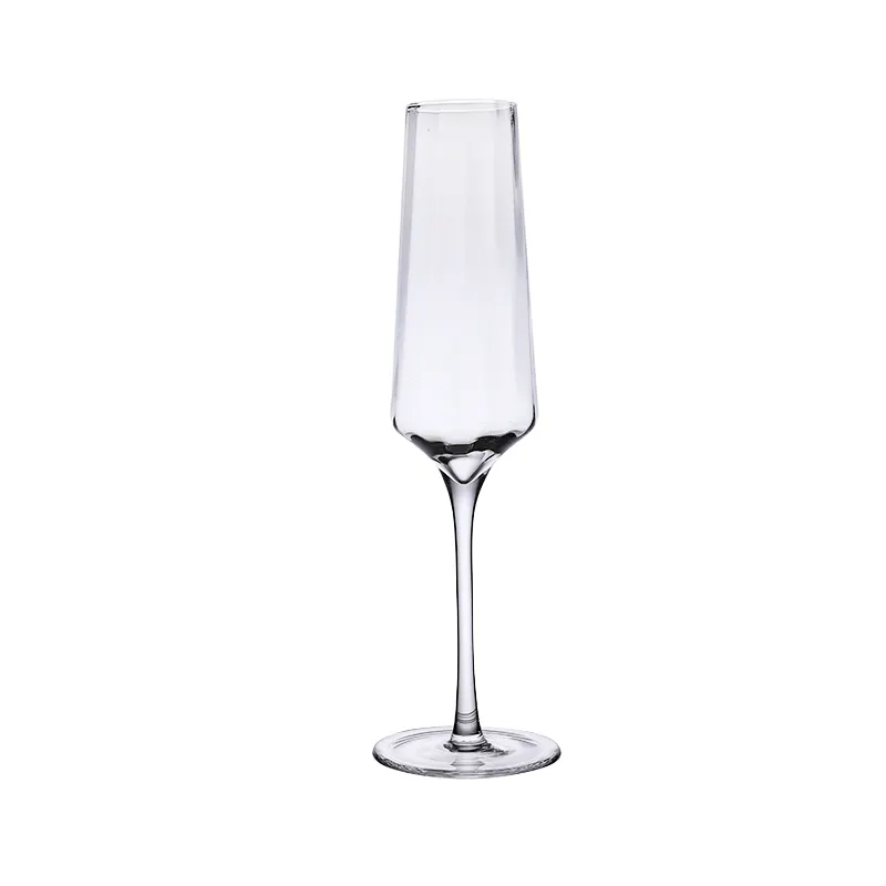 Wholesale Classic Sparkling Glasses Toasting Champagne Flute Sets Glass for Home Bar Wedding Restaurant OEM Champagne Flutes