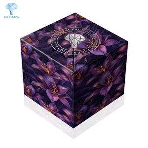 Boîte cadeau rigide de luxe, emballage cadeau haut de gamme, carton, papier artistique, pelliculage mat, vernis UV sélectif, impression personnalisée, recyclable - Product Image 1