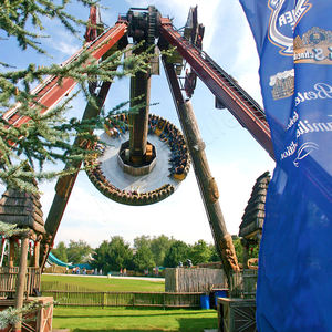 110 °   Manège à angle oscillant, structure en acier résistante aux intempéries, durabilité de plus de 10 000 cycles, équipement d'amusement extérieur - Product Image 3