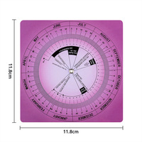 Disque de calcul de la date d'accouchement avec pointeur rotatif et guide mensuel pour le suivi et la planification de la grossesse CE/ISO