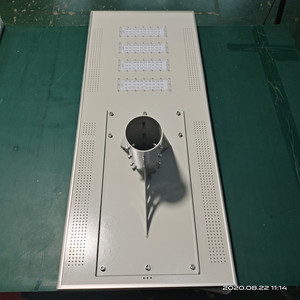 100W 集成一体式 <span class=keywords><strong>LED</strong></span> 单晶硅太阳能路灯 IP65 14000LM 道路应用磷酸铁锂电池照明 - Product Image 4