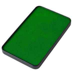 Tampon encreur rectangulaire en fer haute densité pour enfants, 8 couleurs, encre à base d'huile, non toxique, écologique - Product Image 1