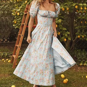 Vestido de satén con patrón sólido Retro <span class=keywords><strong>para</strong></span> mujer europea americana elegante <span class=keywords><strong>tirantes</strong></span> finos liso teñido <span class=keywords><strong>para</strong></span> <span class=keywords><strong>Amazon</strong></span> - Product Image 6