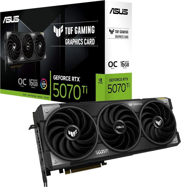 Used for RTX 5070 Ti 16GB GDDR7 4800MHz 448-bit PCI Express Fan-Cooled Desktop Graphics Card