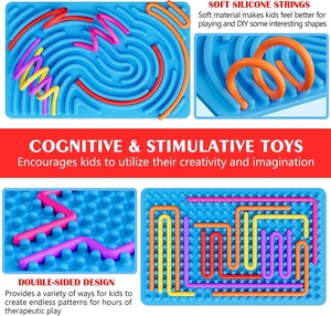 Juguete Educativo de Silicona Popular para Aliviar el Estrés, para Niños y Adultos, Tablero de Actividades Sensoriales - Product Image 4