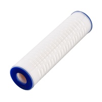 Cartucho de Filtro Plegable de 10 Pulgadas al por Mayor con Filtración de Precisión y Empaque en Caja para Equipos de Tratamiento de Agua