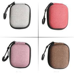 Fabriek Direct Gehoorapparaat Hard Plastic Stof Rits Geval Pouch Oordopjes Canvas Carrying Opbergdoos - Product Image 6