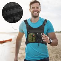 Style de gilet de sac de poitrine tactique léger pour la randonnée Airsoft et le sac de gilet tactique de sport de tir