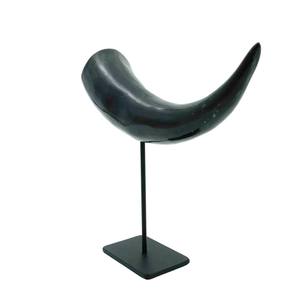 Taza de cuerno de búfalo natural de alta calidad hecha a mano con tallas decorativas para regalos de boda a precio mayorista - Product Image 5