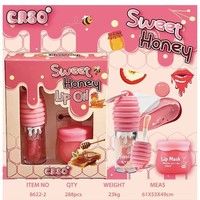 Offre Spéciale : Coffret Lèvres Hydratant et Nourrissant – Huile à Lèvres Changeante de Couleur, Brillance Scintillante, Non Collante, Répare les Lèvres Gercées – Maquillage Cosmétique