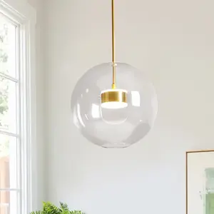 Nordic popular pendant lights modern glass hanging ball light LED Glass Chandelier