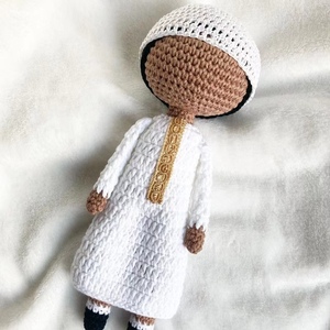 Personalizado hecho a mano ganchillo Amigurumi Eid Ramadán ganchillo <span class=keywords><strong>Petit</strong></span> musulmán niños regalos para niños - Product Image 2