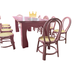 Sillas Infantiles de Ratán Hechas a Mano Directamente de Fábrica para Fiestas de Cumpleaños, Proveedor de Muebles Infantiles de Mimbre Natural - Product Image 6