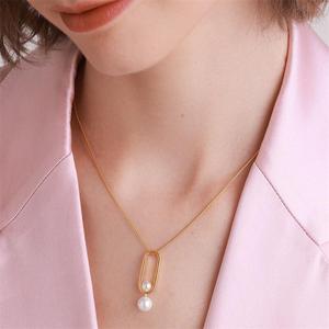 Collar con Colgante de Perlas de Agua Dulce de Lujo de Zhizhen Pearl, Estilo Versátil de Diseñador, Simple y Elegante, Modelo Chino de Moda - Product Image 3