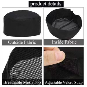Chapeau de chef professionnel japonais en maille, design classique, léger et respirant, idéal pour la cuisine, adapté aux chefs et aux services de restauration, service OEM - Product Image 2