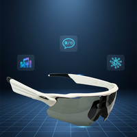 Gafas Inteligentes Inalámbricas, Llamadas y Música con Manos Libres, Visión Nocturna/Lentes con Recubrimiento Opcionales, Batería de Larga Duración, Estilo Moderno para Exteriores